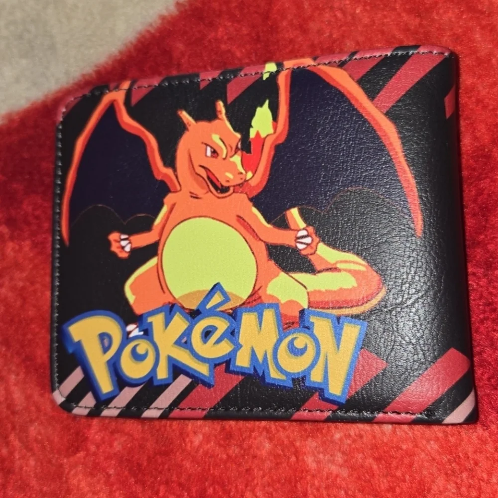 New Pokemon Charizard Nintendo Anime Manga Leather Wallet